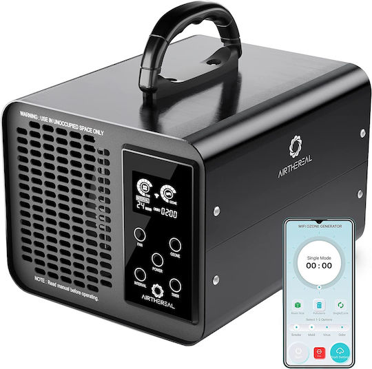Generator Profesional de Ozon Inteligent 10.000 Mg H Control prin Aplicație Wifi Ecran LCD Temporizator Sterilizator O3 pentru Acasă Mașină Birou