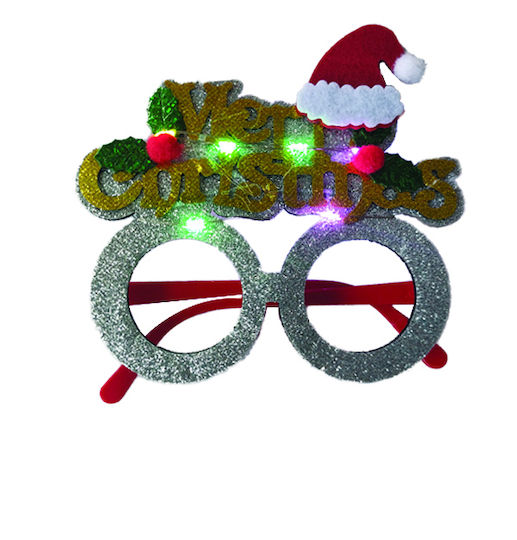 Merry Christmas Weihnachts-Brillen 6StückStk. mit Lämpchen
