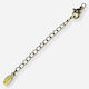 Steel Clasp Extension 10mm 16 Pieces