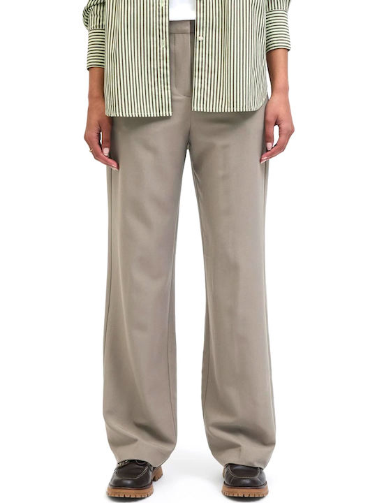 Jack & Jones Damen Hoch tailliert Stoff Hose BR...