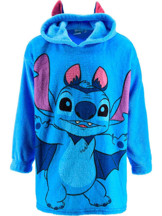 Superheroes Halat pentru copii De iarnă Fleece Blue Stitch