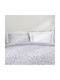 Nima Sirena Pillowcase Set Oxford Grey, Lilac 52x72cm.