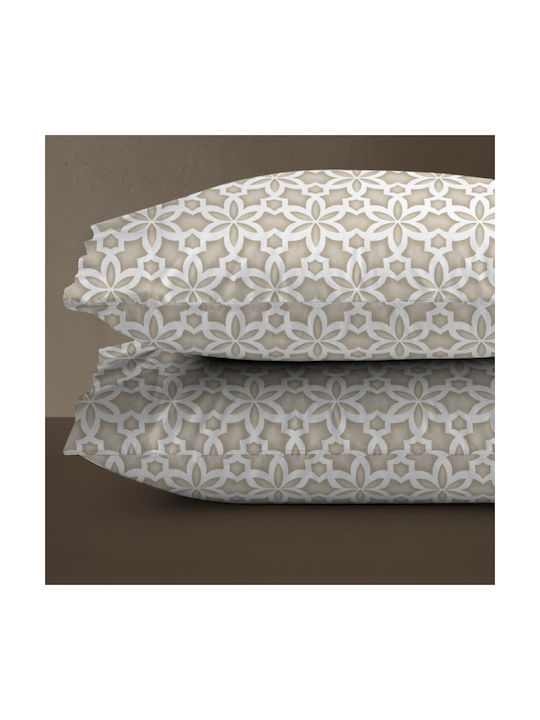 Isadore Lorraine Σετ Μαξιλαροθήκες Elegant-beige 50x70εκ.