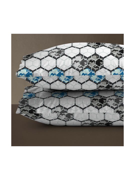 Isadore Lorraine Set Față de Pernă Beehive-blue 50x70cm.