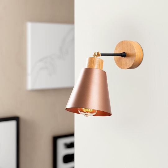 Aithrio Modern Lumină de Perete Cupru 10x4cm