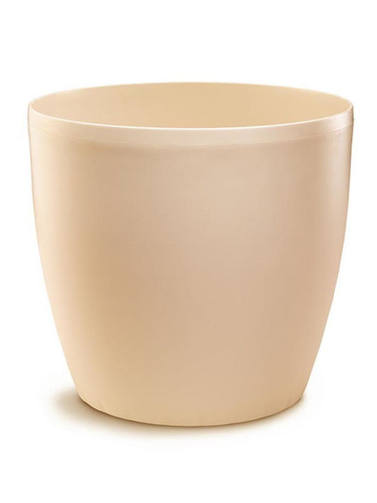 Atmosphera Roto Planter Beige 16x16cm.