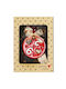 Synchronia Hängend Glücksbringer Gold Keramik 2026 17x24cm 1Stück