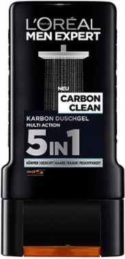 L'Oreal Paris Men Expert Pure Carbon Душ Гел за Мъже с Въглен за Контрол на Омазняването 300ml