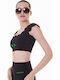 Frauen Sport-BH Black