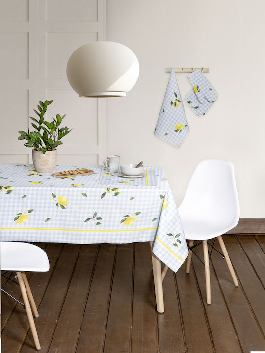 Nima Τραπεζομάντηλο Βαμβακερό Αλέκιαστο Σετ Lemon Tree Lemon Tree 140x140εκ.