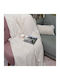 POL Armchair Throw Fur 130x170cm Ivory