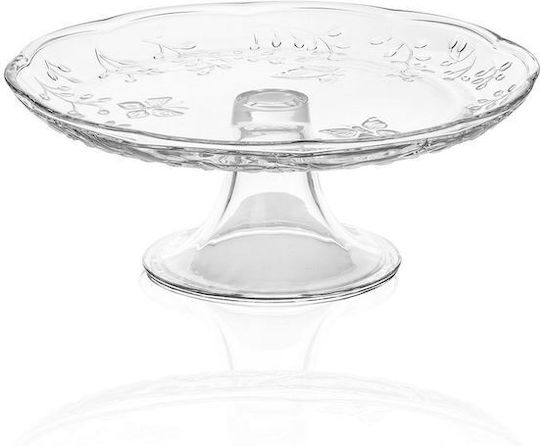 Aithrio Dekorative Platte Glas Transparent 1Stück 28x28x13cm