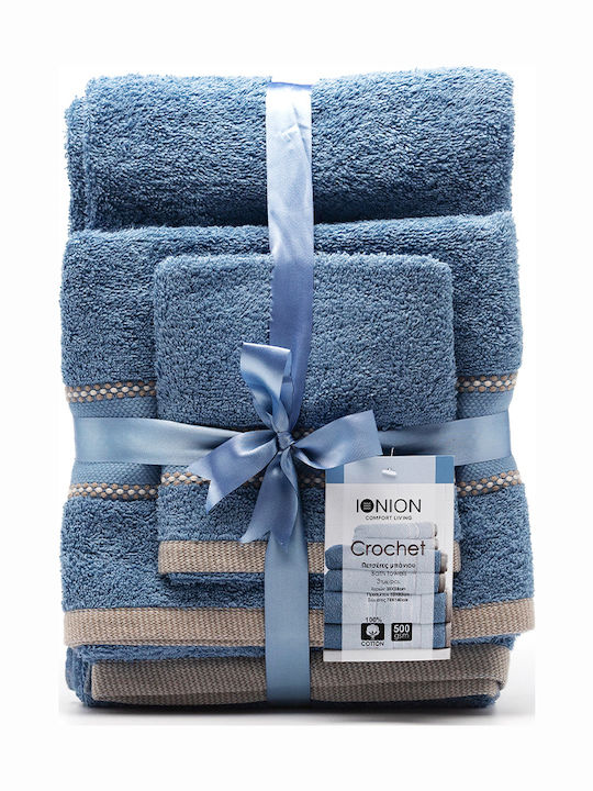 Ionion Set Prosoape de Baie 3 buc Blue Denim