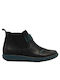 Leather Women's Ankle Boots Black