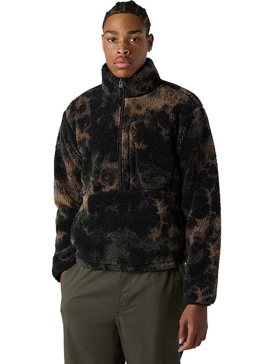 The North Face Extreme Pile Printed Pullover TNF Black Light Refractions Print