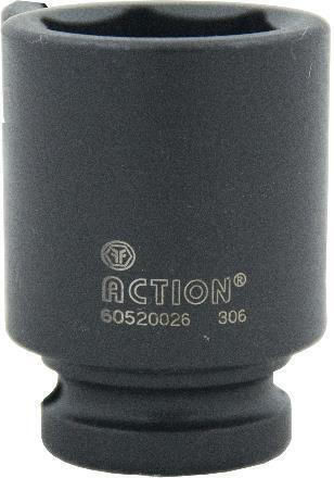 Action Socket Pneumatic Hex Long with Frame Host 3/4" Diameter 3/4" / 41
