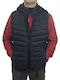 Vestă Puffer Fără Mâneci Albastru Marin