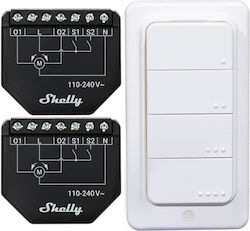 Shelly Elektrischer Wandschalter für Rollläden Wi-Fi Shelly Elektrischer Wandschalter für Rollläden Wi-Fi
