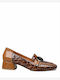 Leather Tabac Brown Heels