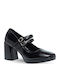 Pumps mit Riemchen Schwarz