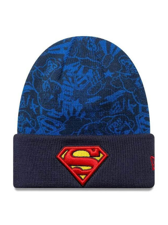 Kinder Mütze Gestrickt Blau