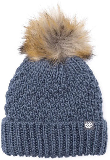 Beanie Unisex Beanie Knitted in Blue color