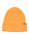 Beanie Unisex Σκούφος Πλεκτός σε Πορτοκαλί χρώμα