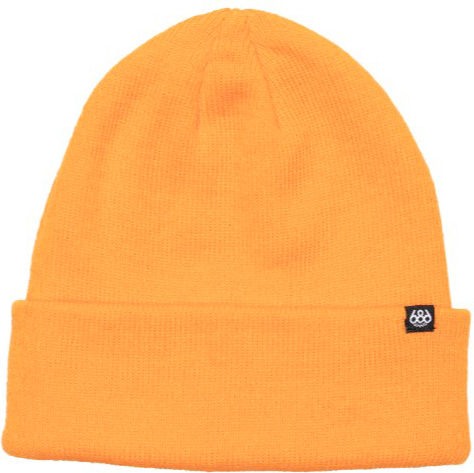 Beanie Unisex Σκούφος Πλεκτός σε Πορτοκαλί χρώμα