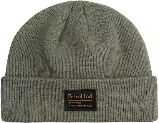 Beanie Beanie Knitted in Khaki color