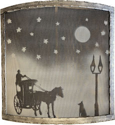 La Belle Maison mit 3 Blättern 89x50cm Schwarz