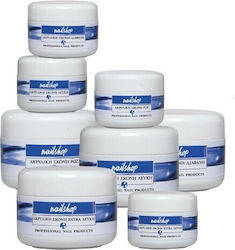 Ακρυλική Σκόνη Νυχιών 45gr Λευκή Διάφανη Ρόζ Nailshop