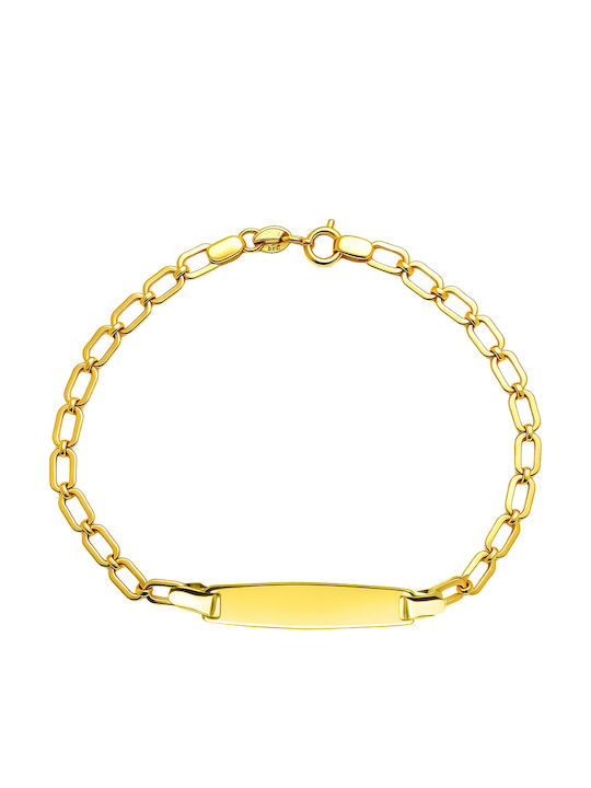 Xrisokosmima Kids Bracelet ID from Gold 9K