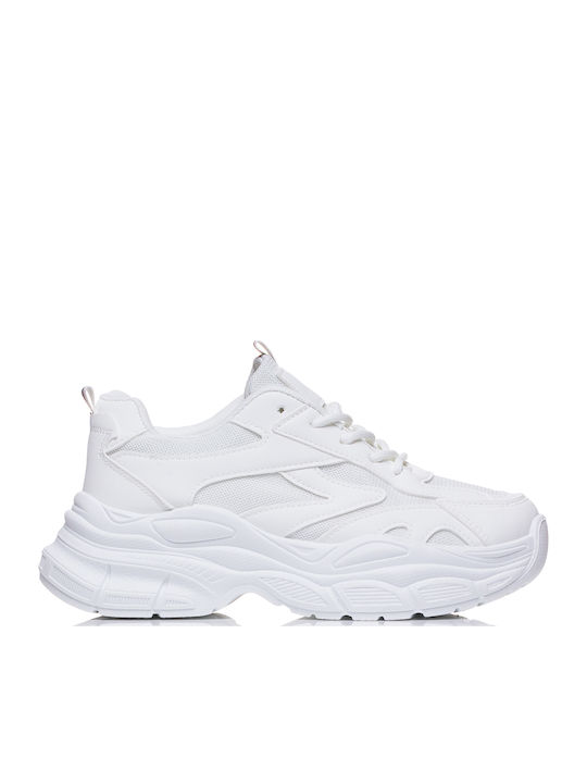 Alta Moda Γυναικεία Chunky Sneakers Λευκά