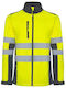Roly Antares Work Jacket Reflective Softshell Gray