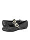Ropel Leder Damen Ballerinas Schwarze