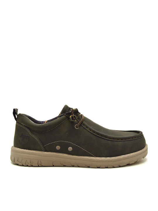 Ανδρικά Loafers σε Πράσινο Χρώμα