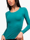 Women's Long Sleeve T-Shirt Green
