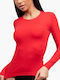 Women's Long Sleeve T-Shirt Red