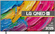 LG Smart Τηλεόραση 65" 4K UHD QNED QNED80A HDR (2025) 65QNED80A3A