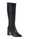 Damenstiefel mit hohem Absatz Schwarz