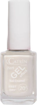 Catrin Beaute Glossy Βερνίκι Νυχιών Μακράς Διαρκείας Λευκό 143 13ml