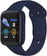Y68 Smartwatch με Παλμογράφο (Dark Blue)