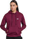 Women's Sweatshirt Hooded Burgundy
