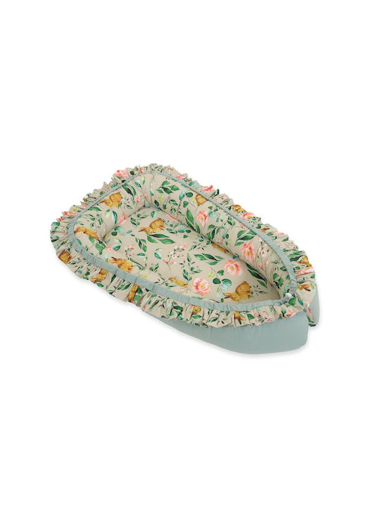 Bobono Baby Nest Rabbit With Flowers