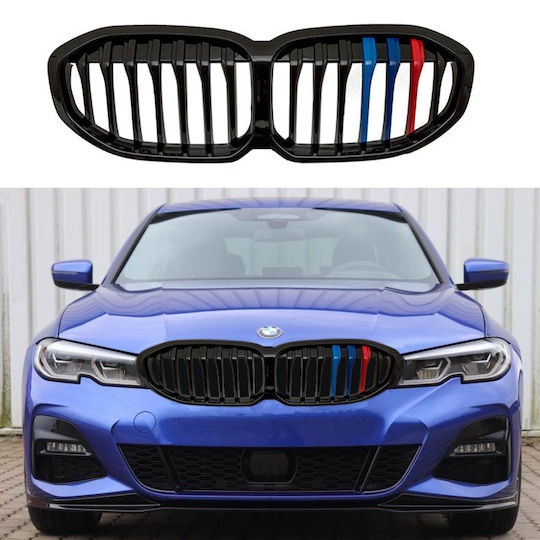 Mask Hearts BMW 1 F40 19+ M Look Tri-color Black Glossy 1 Piece BMW Carner