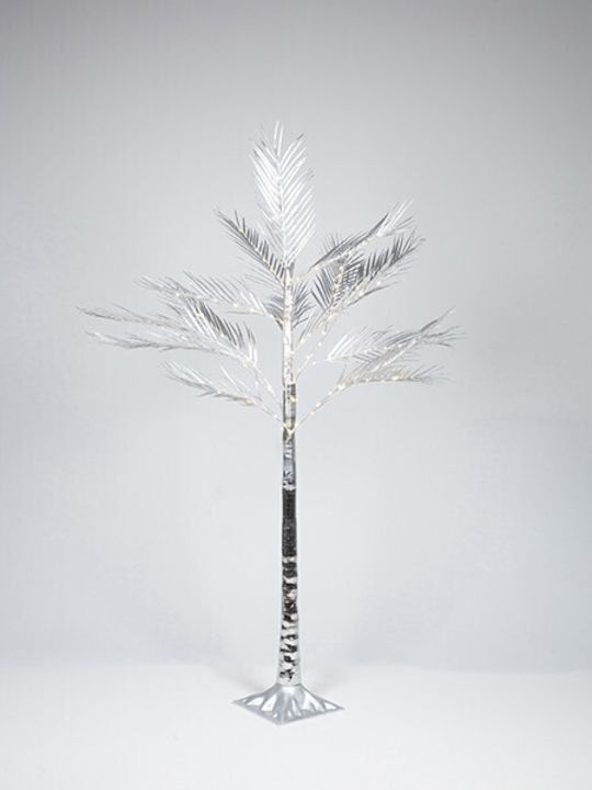 Christmas Tree 150cm with LED Lighting Silver