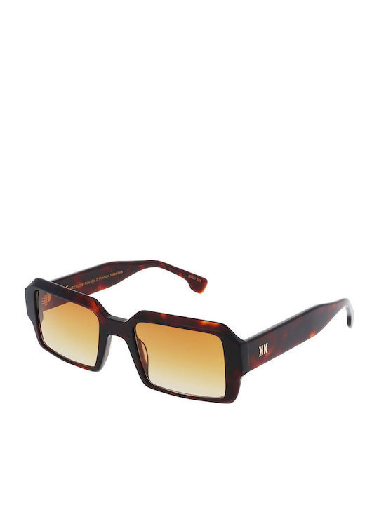 Invu Unisex Sonnenbrille mit Braun Gestell KT22...