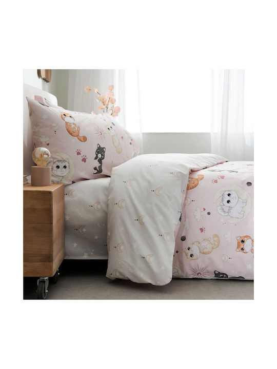 Vesta Home Παιδικό Πάπλωμα Μονό Kitty Πολύχρωμο...