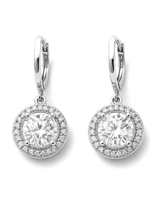 Paraxenies Earrings made of Silver with Stones
