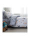 Vesta Home Sheet Set Single Cotton Gray 170x260cm 3pcs